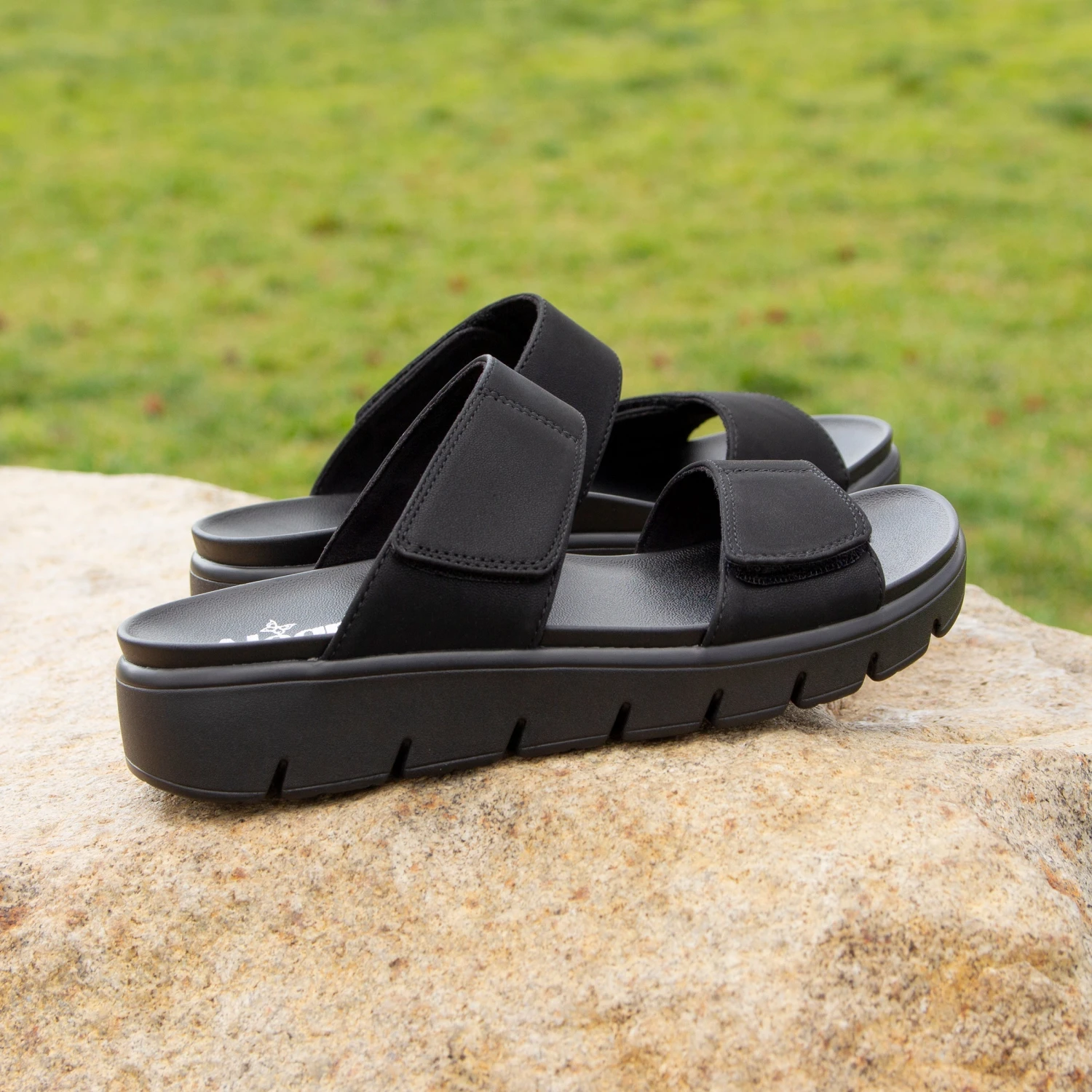 Rubie Black Softie Sandal 2 Rubie Black Softie Sandal - Image 2