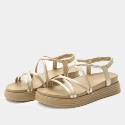 Audie Champagne Sandal