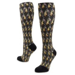 Compression Aloha Black Socks -ALEGRIA SHOES SALE ALG 92605 S3