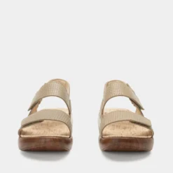 Bailee Woven Taupe Sandal -ALEGRIA SHOES SALE BAI 6163 S5