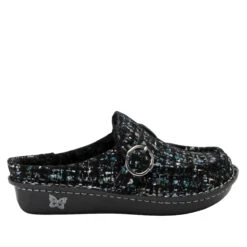 Brigid Winter Tweed Clog -ALEGRIA SHOES SALE BRI 7588 S2