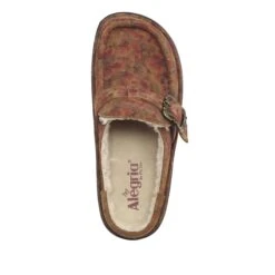 Shoes Brigid Cognac & Roses Clog -ALEGRIA SHOES SALE BRI 7764 S4