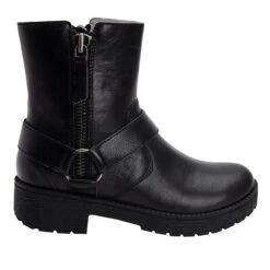 Charlette Crazyhorse Black Boot -ALEGRIA SHOES SALE CHA 101CH S2