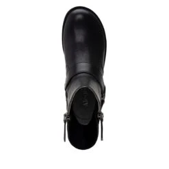 Charlette Crazyhorse Black Boot -ALEGRIA SHOES SALE CHA 101CH S4