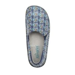 Debra Rose's Blue Quilt Shoe -ALEGRIA SHOES SALE DEB 7602 S4