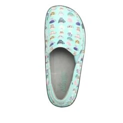 Debra Teacup Aqua Shoe -ALEGRIA SHOES SALE DEB 7607 S4