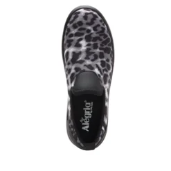 Eden White Leopard Shoe -ALEGRIA SHOES SALE EDE 406 S4