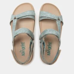 Henna Aged Denim Sandal 11 Henna Aged Denim Sandal -ALEGRIA SHOES SALE HEN 6138 S4