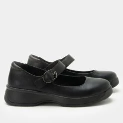 Shoes Jazmine Black Nappa Shoe -ALEGRIA SHOES SALE JAZ 601 S2 af8d4cb5 f7ac 47e4 987b f05c0b43691e
