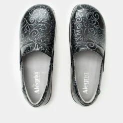 Shoes Keli Embroider Me Pewter Shoe -ALEGRIA SHOES SALE KEL 6401 S4 dfd332de 05ca 4b8e 812d d23eab4b1bdf