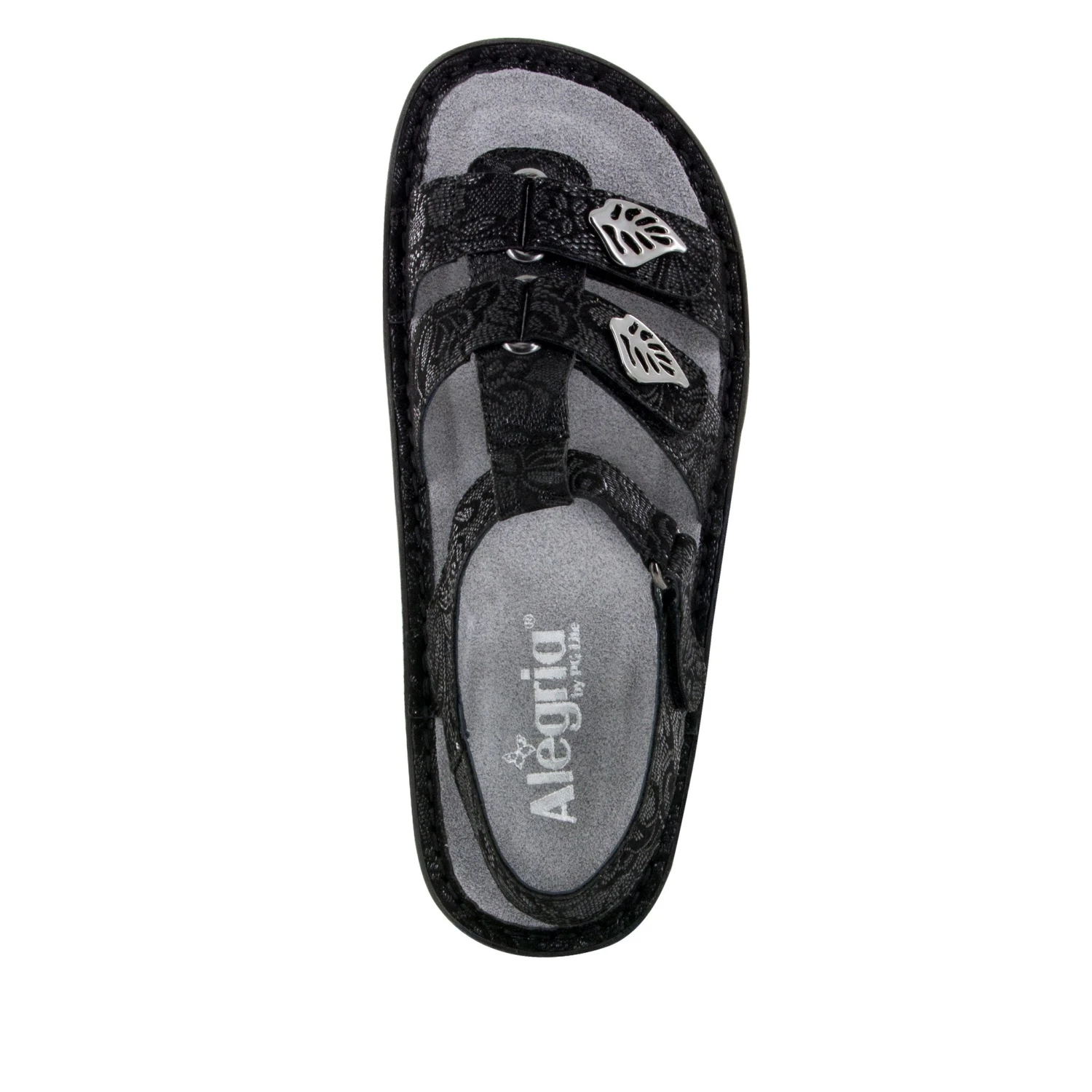 Kleo Black Leaf Sandal 4 Kleo Black Leaf Sandal - Image 4
