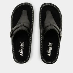 Kennedi Twinkle Black Sandal -ALEGRIA SHOES SALE KNN 6100 S4