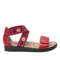 Lucia Red Sandal 8 Lucia Red Sandal -ALEGRIA SHOES SALE LUC 7764 S2