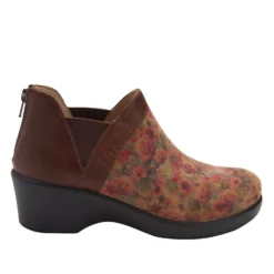 Natalee Cognac & Roses Boot -ALEGRIA SHOES SALE NAT 7927 S2