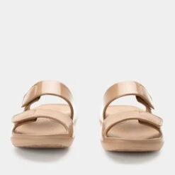 Orbyt Taupe Gloss Sandal -ALEGRIA SHOES SALE ORB 6154 S5