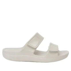Orbyt White Gloss Sandal -ALEGRIA SHOES SALE ORB 7439 S2