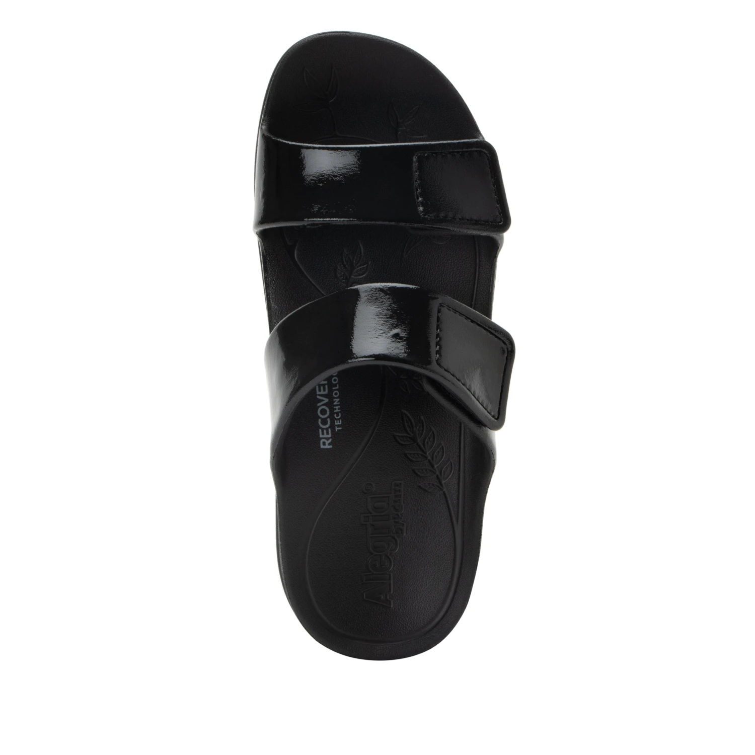 Orbyt Black Gloss Sandal 5 Orbyt Black Gloss Sandal - Image 5