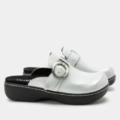 Shoes Osmosis Silver White Shoe -ALEGRIA SHOES SALE OSM 6349 S2