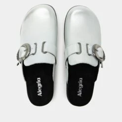 Shoes Osmosis Silver White Shoe -ALEGRIA SHOES SALE OSM 6349 S4