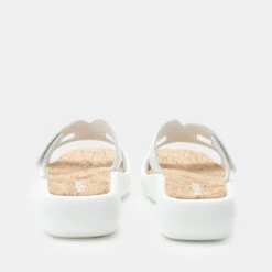 Portia All White Sandal -ALEGRIA SHOES SALE PTA 6441 S3