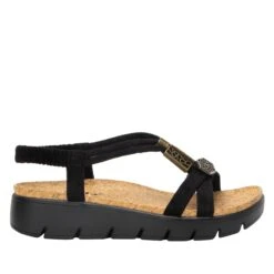 Roz Casual Black Sandal -ALEGRIA SHOES SALE ROZ 7431 S2