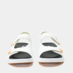 Sandie White Sandal -ALEGRIA SHOES SALE SDI 6207 S5