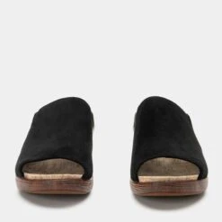 Shoes Shilaine Stretch Black Sandal -ALEGRIA SHOES SALE SLN 6146 S5