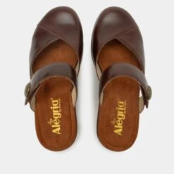 Shoes Sydni Mahogany Shoe -ALEGRIA SHOES SALE SYD 8157 S4 91fcce1f 2d73 44a6 959e a0358ea920b0