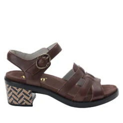 Tasia Mocha Sandal 8 Tasia Mocha Sandal -ALEGRIA SHOES SALE TAS 602 S2