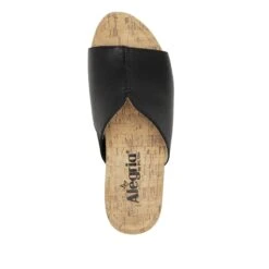Triniti Black Butter Sandal -ALEGRIA SHOES SALE TRI 641 S4