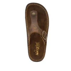 Vella Oiled Brown Sandal 10 Vella Oiled Brown Sandal -ALEGRIA SHOES SALE VEL 7412 S4