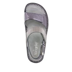 Verona Braided Pewter Sandal -ALEGRIA SHOES SALE VER 228 S4