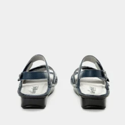 Verona Basketry Navy Sandal -ALEGRIA SHOES SALE VER 6112 S3 965ccada b7e2 42ae 864a e3f50af6b527