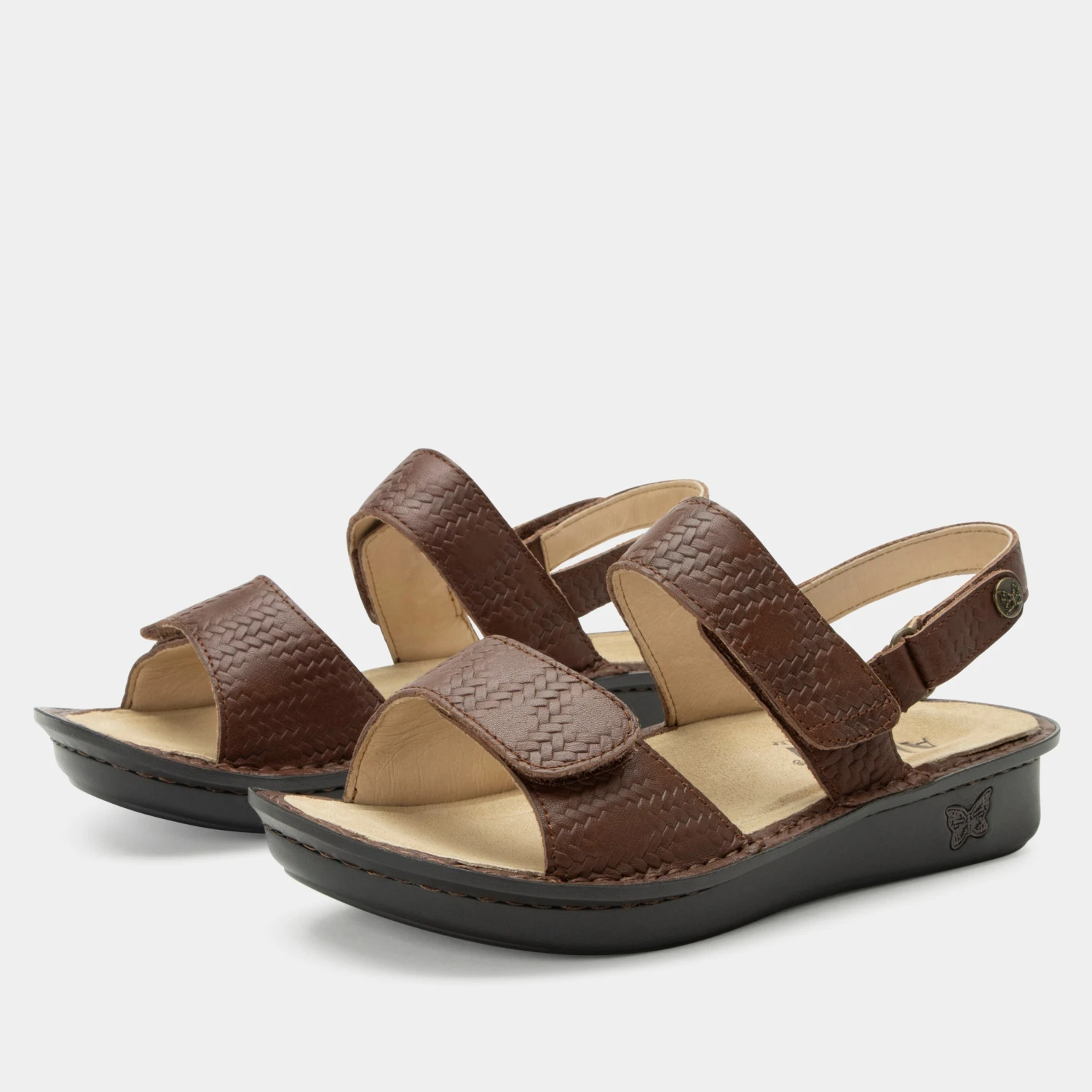Verona Basketry Coffee Sandal 1 Verona Basketry Coffee Sandal