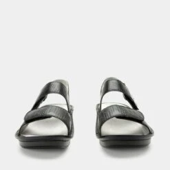 Verona Basketry Black Sandal -ALEGRIA SHOES SALE VER 6188 S5 3f862bf9 2ae1 4e6e 87de dbd05e27fd7e