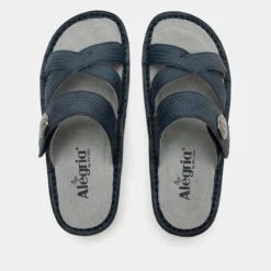 Victoriah Basketry Navy Sandal -ALEGRIA SHOES SALE VIC 6112 S4 dc9dce4c bcb3 4fc2 889b 4e27792fffbe
