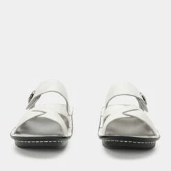 Victoriah Basketry White Sandal 10 Victoriah Basketry White Sandal -ALEGRIA SHOES SALE VIC 6113 S5