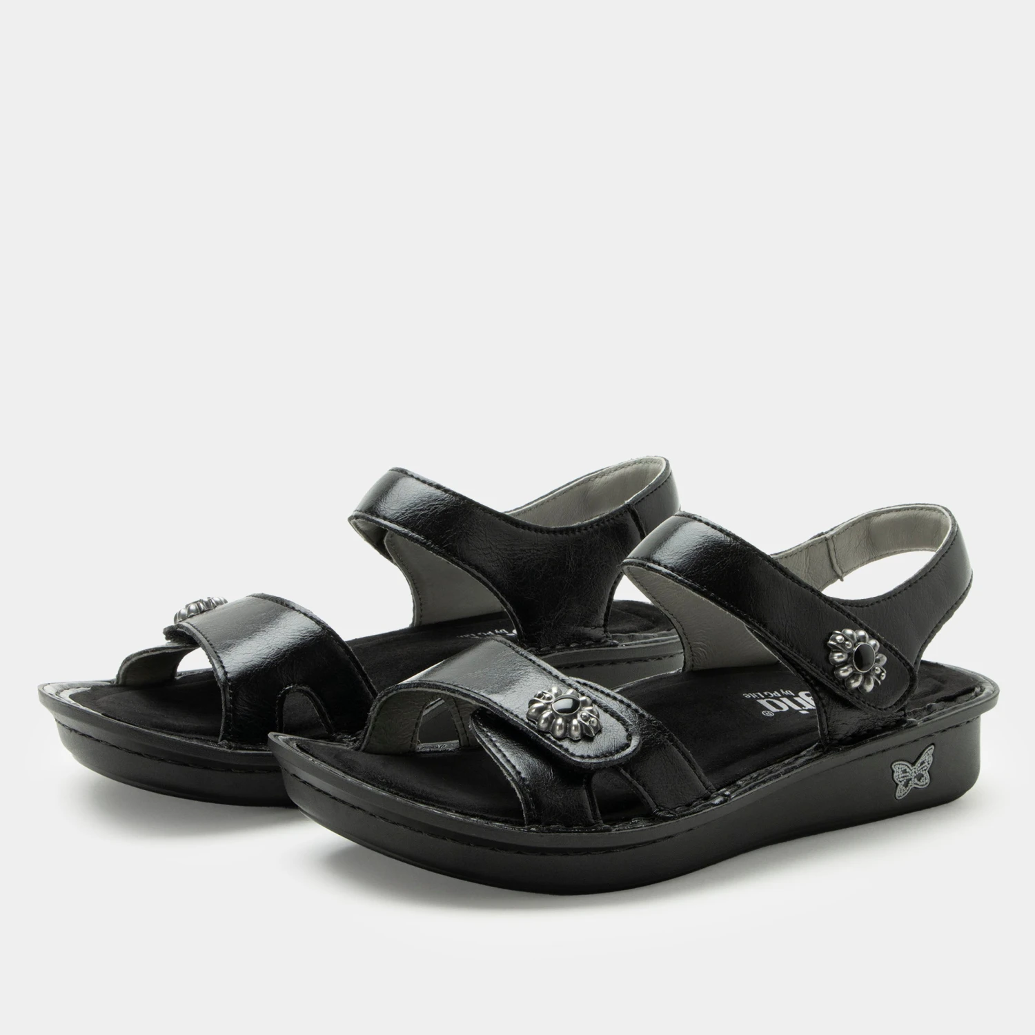 Vienna Black Sapphire Sandal 1 Vienna Black Sapphire Sandal