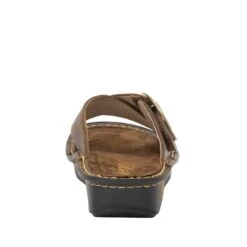 Vanya Oiled Brown Sandal -ALEGRIA SHOES SALE VYA 7412 S3