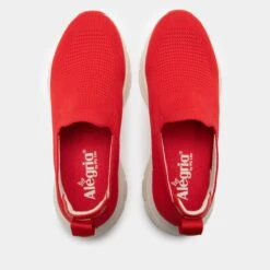 Waze Red Shoe -ALEGRIA SHOES SALE WAZ 6184 S4