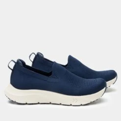 Waze Navy Shoe -ALEGRIA SHOES SALE WAZ 6204 S2